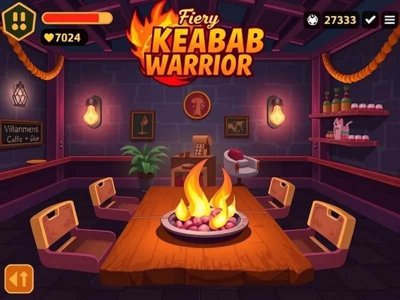 Fiery Kebab Warrior Gameplay Screenshot
